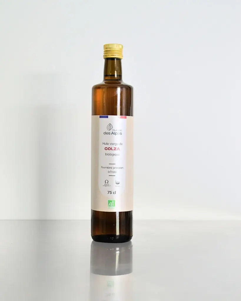 Huile de Colza Bio en Bouteilles